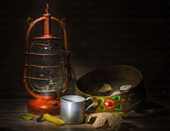 خرید و دانلود عکس Collection of vintage lamp کد 13469 | پیک فاکس | Pic Fox