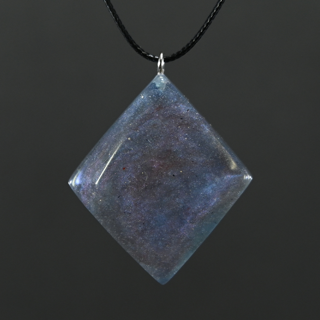 گردنبند مدل رزین کهکشان PRG_1014