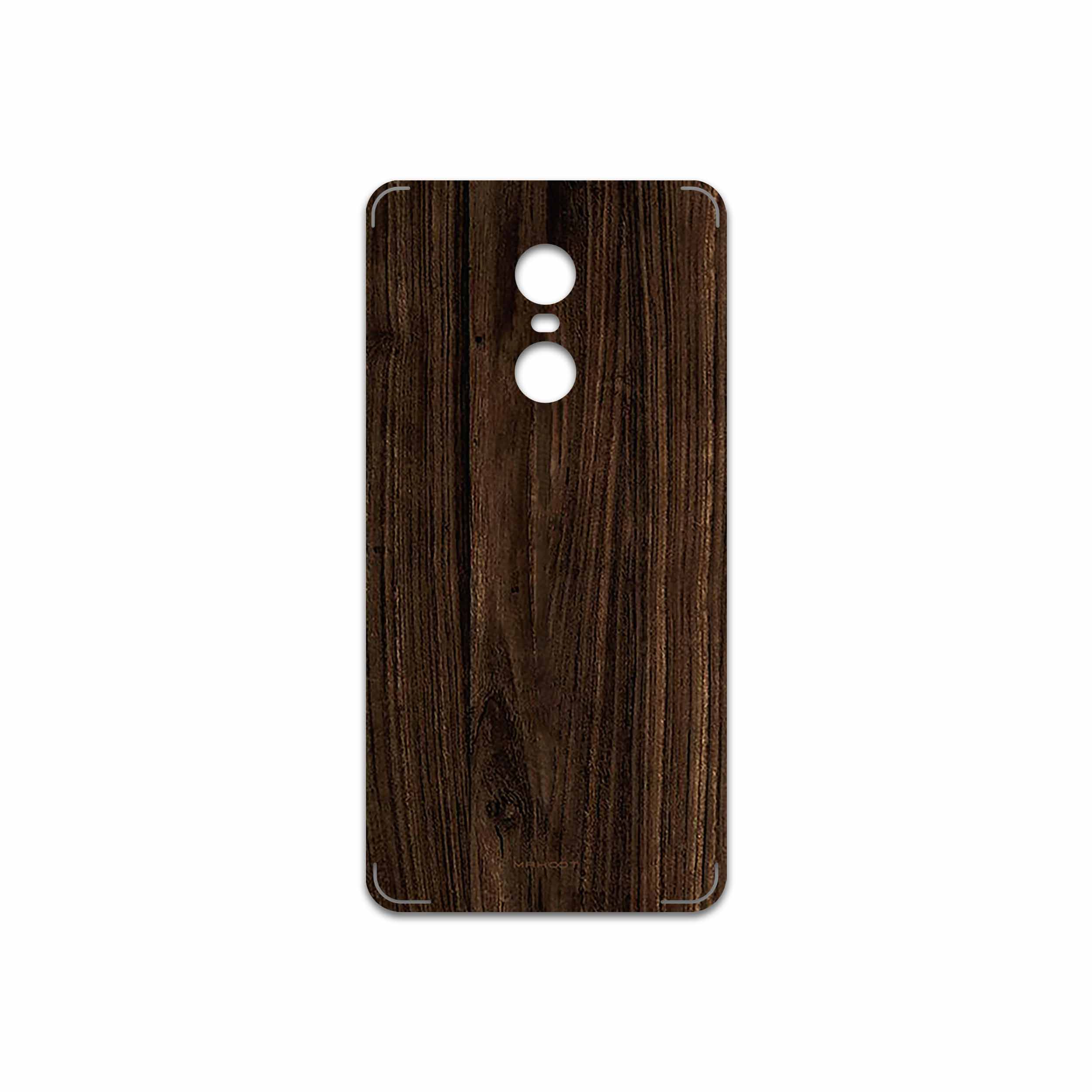برچسب پوششی ماهوت مدل Dark Walnut Wood مناسب برای گوشی موبایل شیائومی Redmi Note 4X