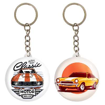 جاکلیدی خندالو مدل ماشین کلاسیک کد 1035210359 مجموعه 2 عددی