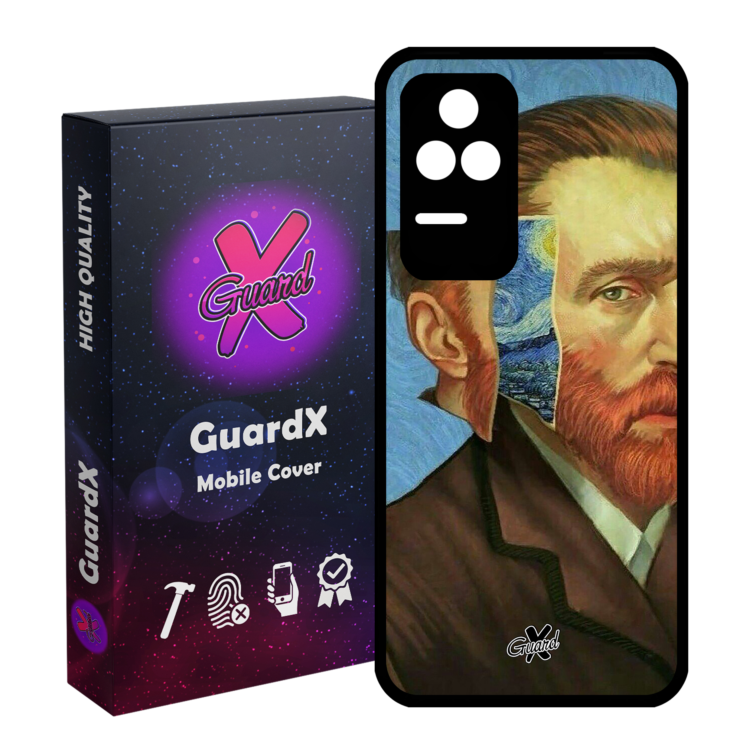 کاور گارد ایکس طرح Art مدل Glass10008 مناسب برای گوشی موبایل شیائومی Poco F4/Redmi K40S