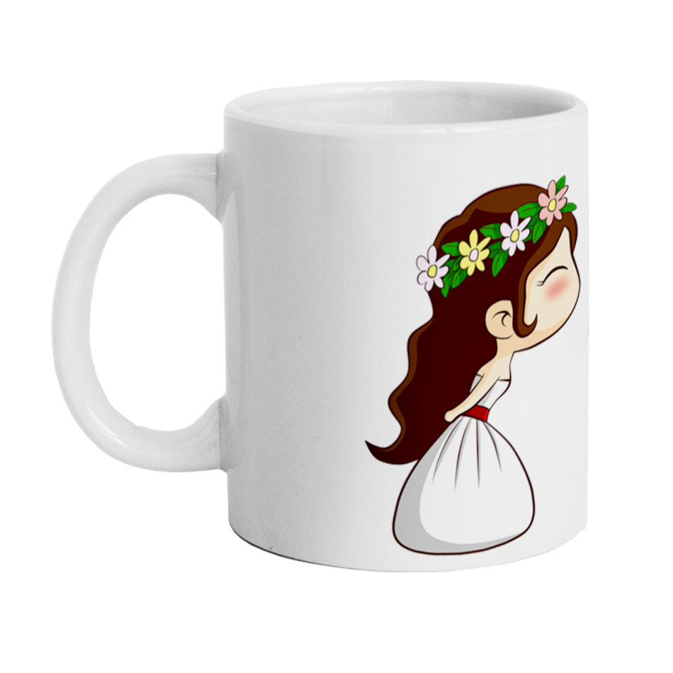 ماگ دارلی طرح عاشقانه  مدل MG1326