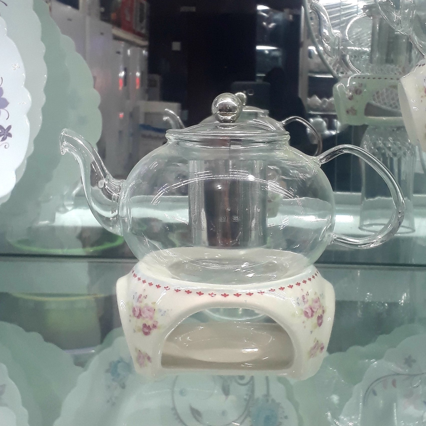 وارمر چینی با قوری پیرکس