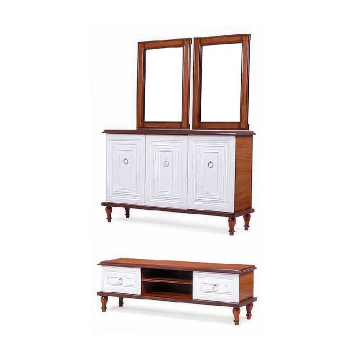 ست آینه کنسول و میز تلویزیون اطلس