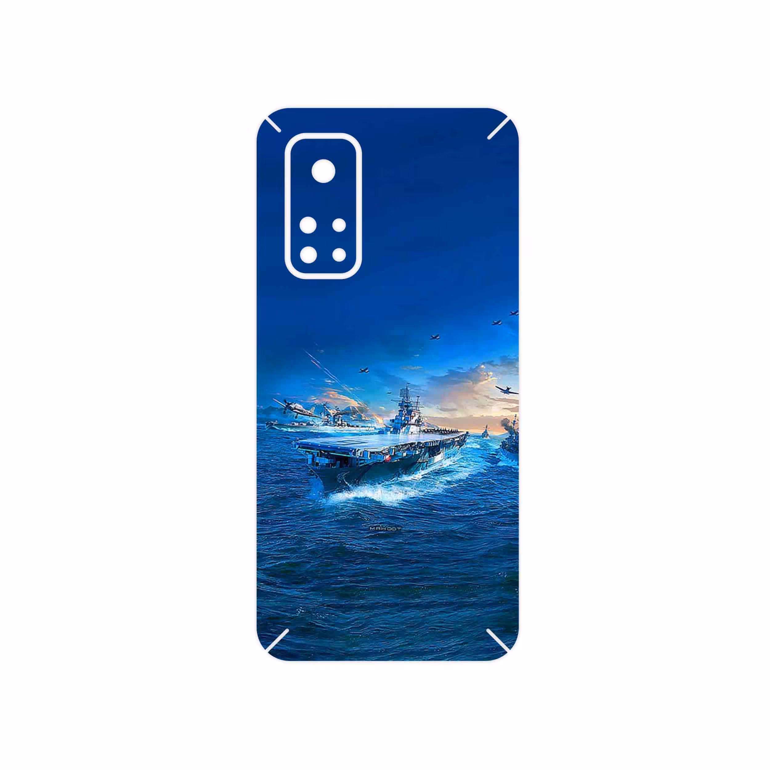برچسب پوششی ماهوت مدل Warship مناسب برای گوشی موبایل شیائومی Mi 10T 5G