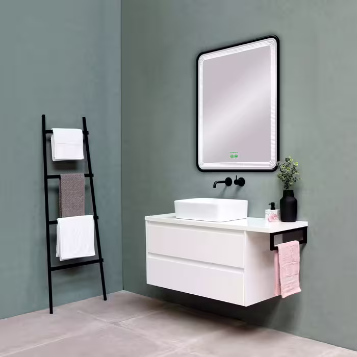 آینه سرویس بهداشتی گلسموند مدل  آرایشی کد VL111sm