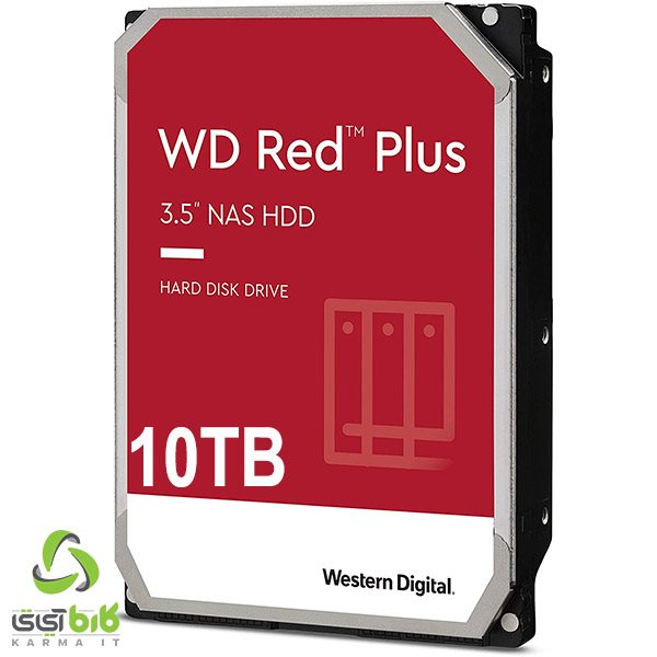 هارد اینترنال وسترن دیجیتال Red Plus 10TB - فروشگاه کارما آی‌تی