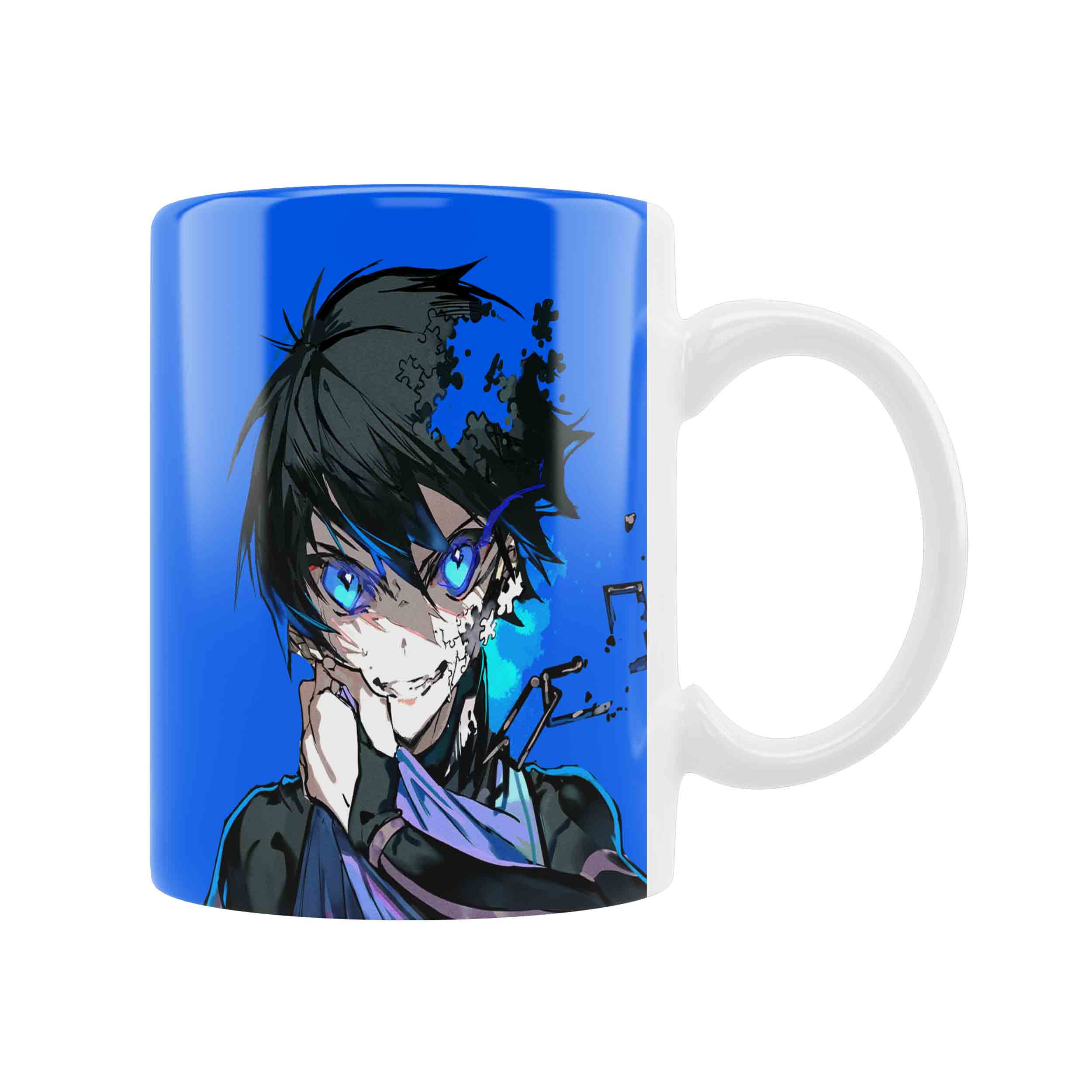 ماگ طرح انیمه پسر بلو لاک MG89 کد Blue Lock