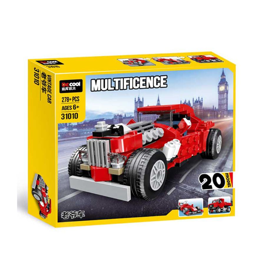 ساختنی دکول طرح ماشین 20 مدلی کد 31010