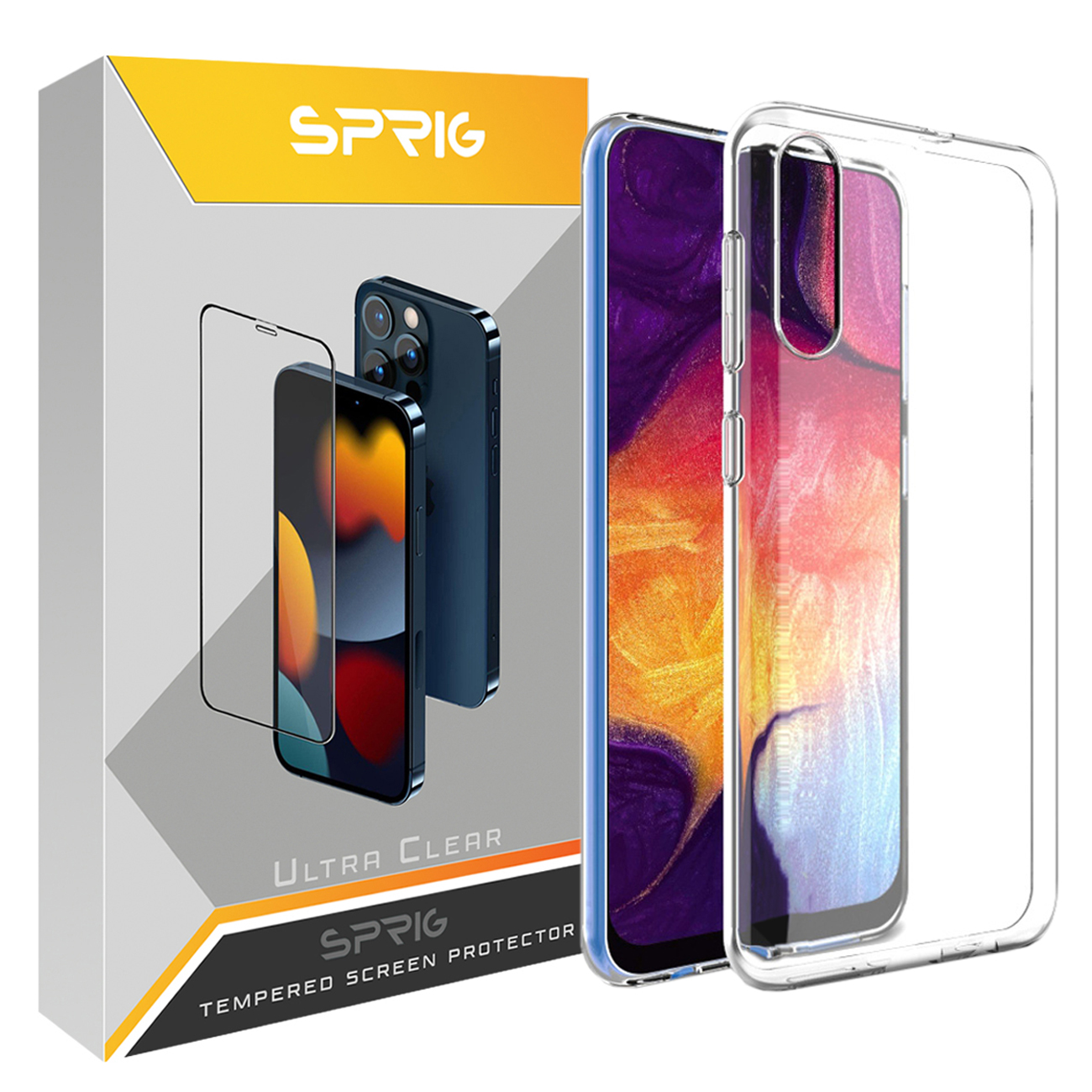 کاور اسپریگ مدل Clear مناسب برای گوشی موبایل سامسونگ Galaxy A50 / A50s / A30s