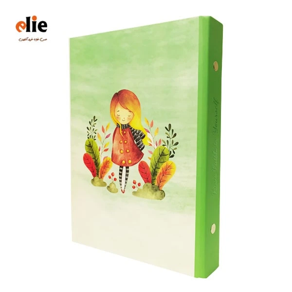دفتر کلاسوری ایمان سایز A5 طرح 012