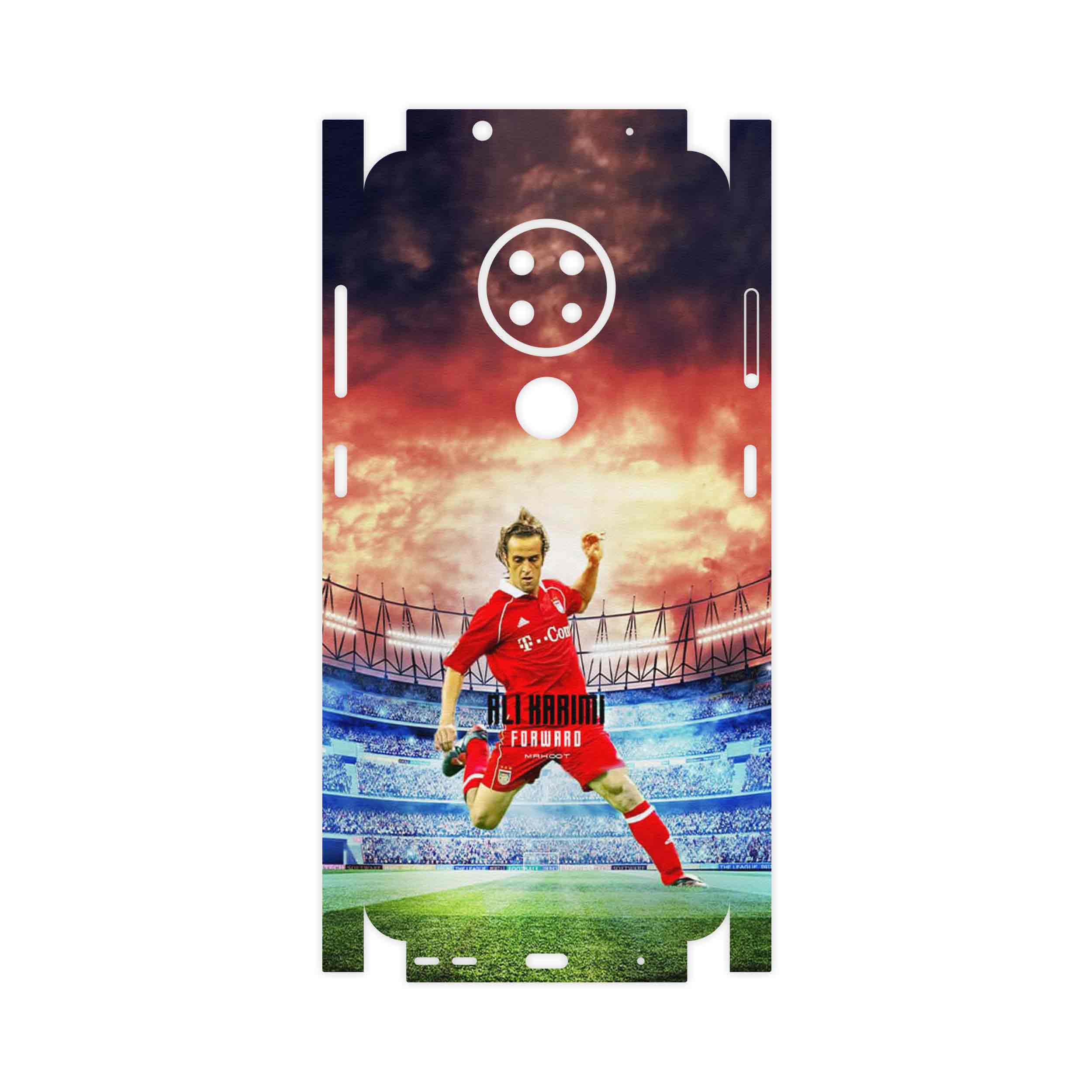 برچسب پوششی ماهوت مدل Ali Karimi-FullSkin مناسب برای گوشی موبایل نوکیا 7.2