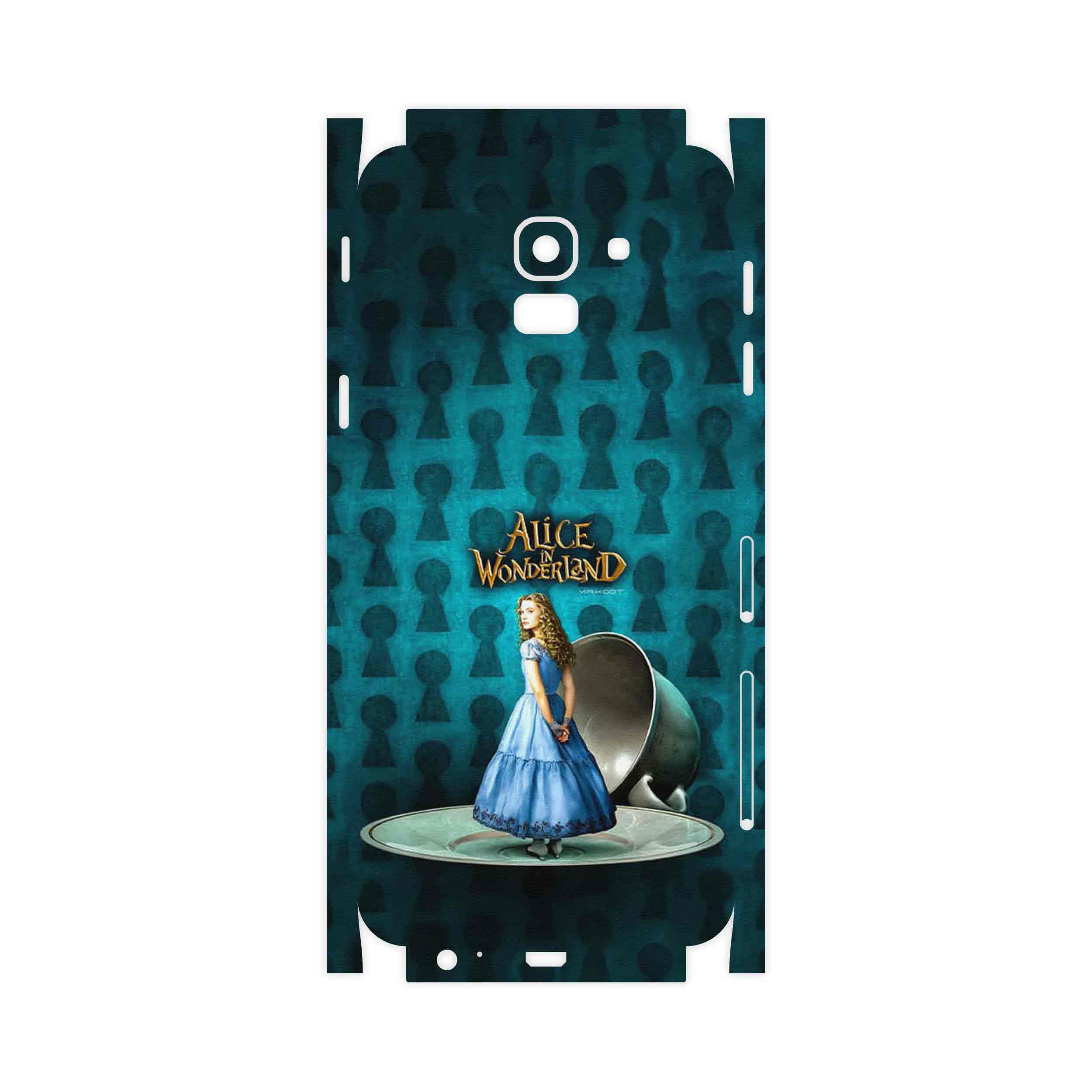 برچسب پوششی ماهوت مدل Alice in Wonderland-FullSkin مناسب برای گوشی موبایل سامسونگ Galaxy J6