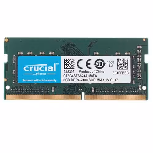 رم لپ‌تاپ کروشیال ظرفیت 8 گیگابایت 4800 DDR5 - دوسو آی تی