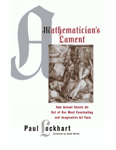 خرید و دانلود نسخه کامل کتاب A Mathematician’s Lament