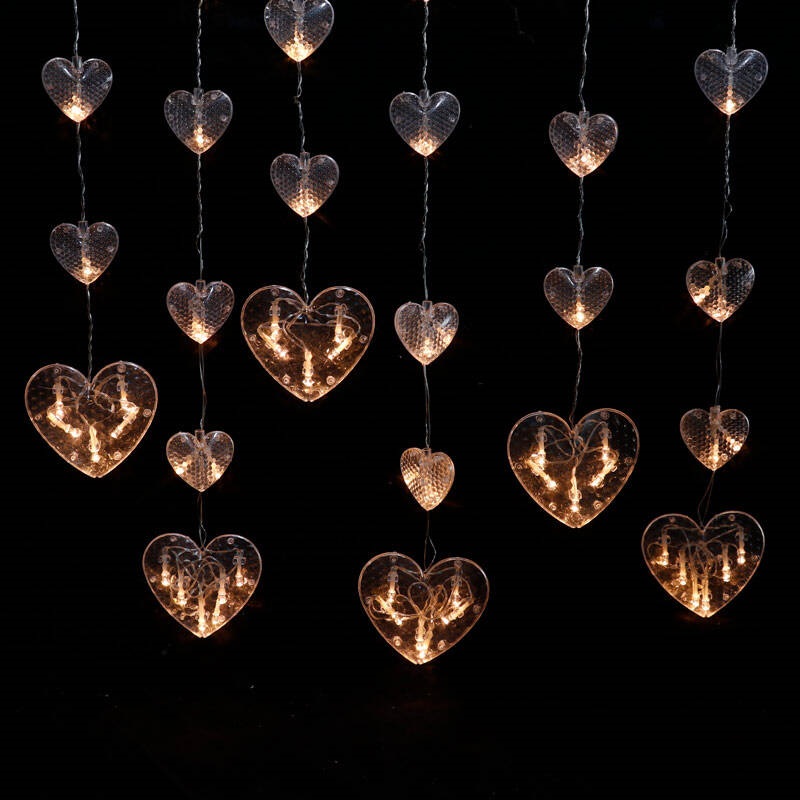 ریسه طرح قلب آفتابی 3٫9 متری