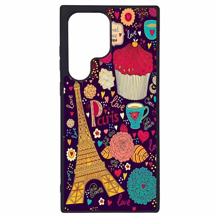کاور طرح پاریس کد G-052 مناسب برای گوشی موبایل سامسونگ Galaxy S23 Ultra | دیجی قاب دونی
