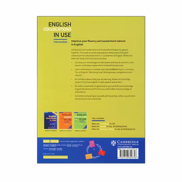 کتاب English Collocations In Use اثر Felicity O Dell And Michael Mccarthy انتشارات الوندپویان دوجلدی