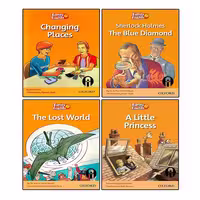کتاب زبان داستان 4 جلدی فمیلی فرندز 4 Family friends 4 story book series