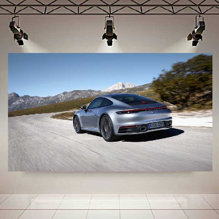 تابلو بوم طرح ماشین مدل پورشه 911 کد AR3330