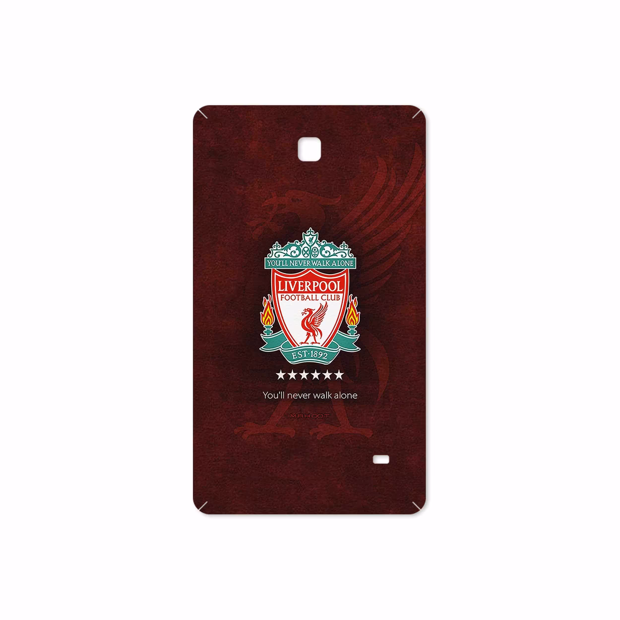 برچسب پوششی ماهوت مدل Liverpool مناسب برای تبلت سامسونگ Galaxy Tab 4 7.0 2014 T231