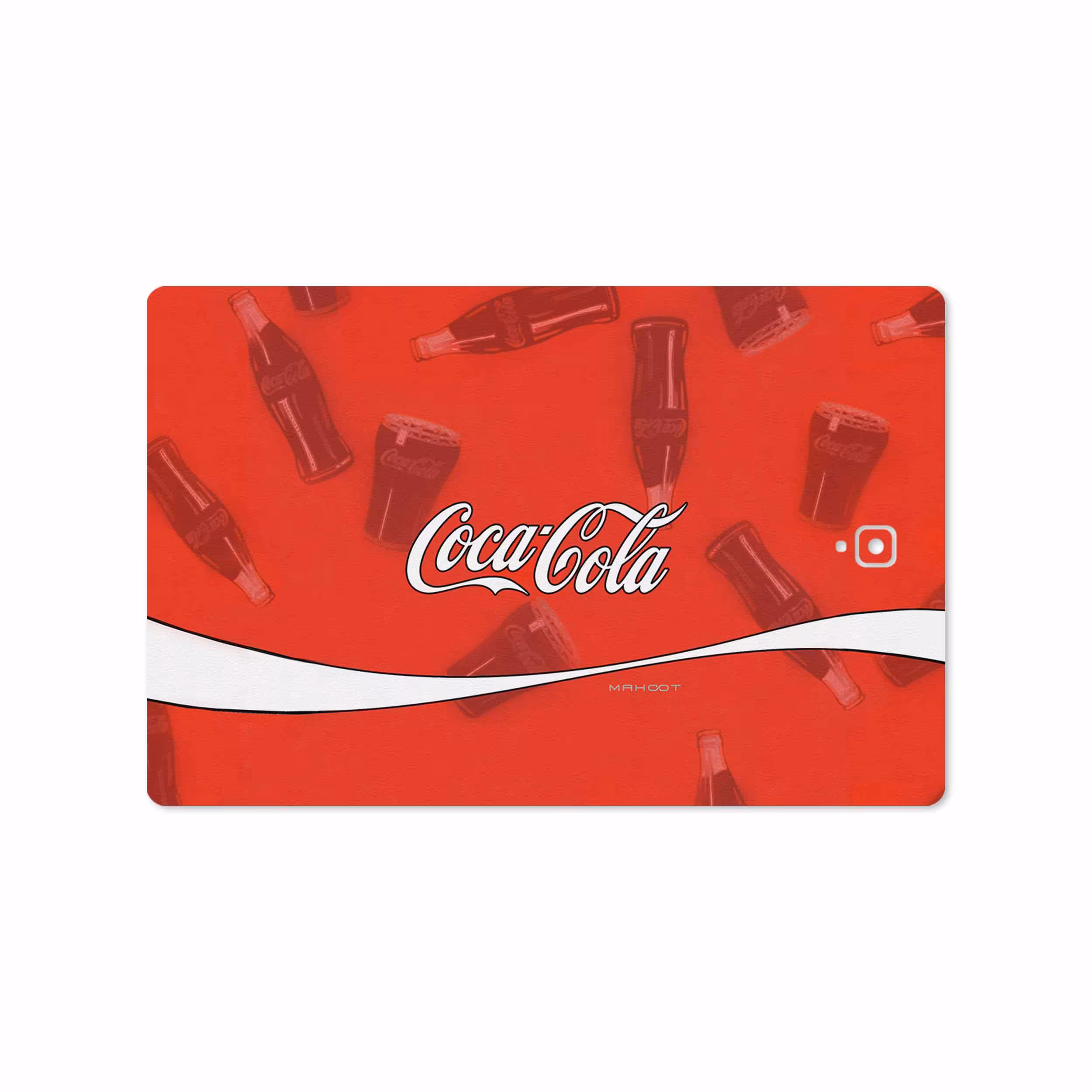 برچسب پوششی ماهوت مدل Coca-Cola-Logo مناسب برای تبلت سامسونگ Galaxy Tab S3 9.7 2017 T820