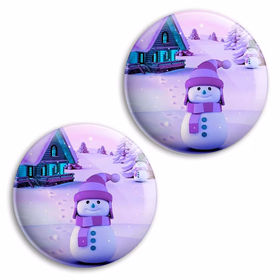 پیکسل پرمانه طرح آدم برفی کد pm2n.30448 مجموعه 2 عددی