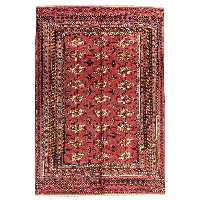 فرش دستبافت  سه و نیم متری مدل ترکمن کد 40.1933