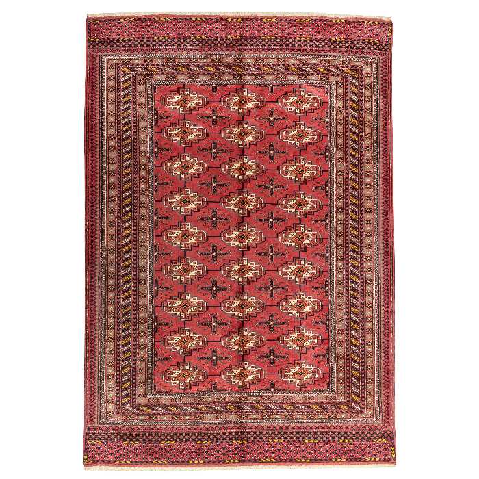 فرش دستبافت  سه و نیم متری مدل ترکمن کد 40.1933