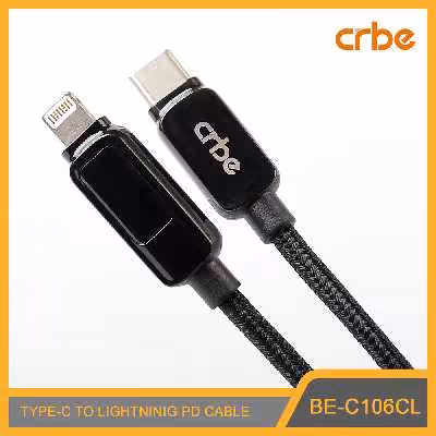کابل تبدیل USB-C به لایتنینگ کربی مدل BE-C106CL طول 1.2 متر