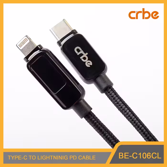 کابل تبدیل USB-C به لایتنینگ کربی مدل BE-C106CL طول 1.2 متر