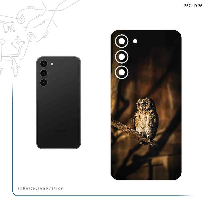 برچسب پوششی ماهوت مدل Owl مناسب برای گوشی موبایل سامسونگ Galaxy S23 Plus