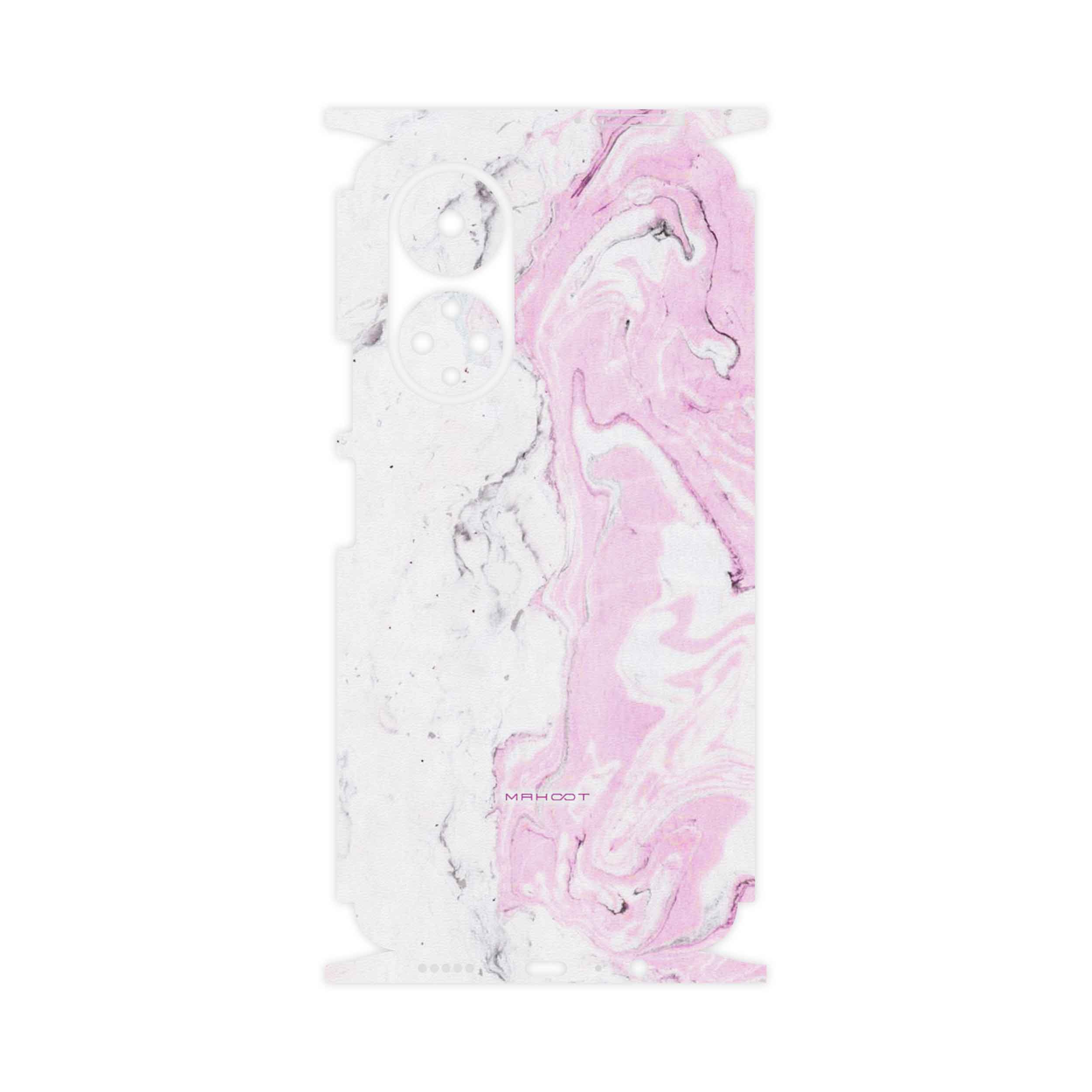برچسب پوششی ماهوت مدل Blanco-Pink-Marble-FullSkin مناسب برای گوشی موبایل آنر X7