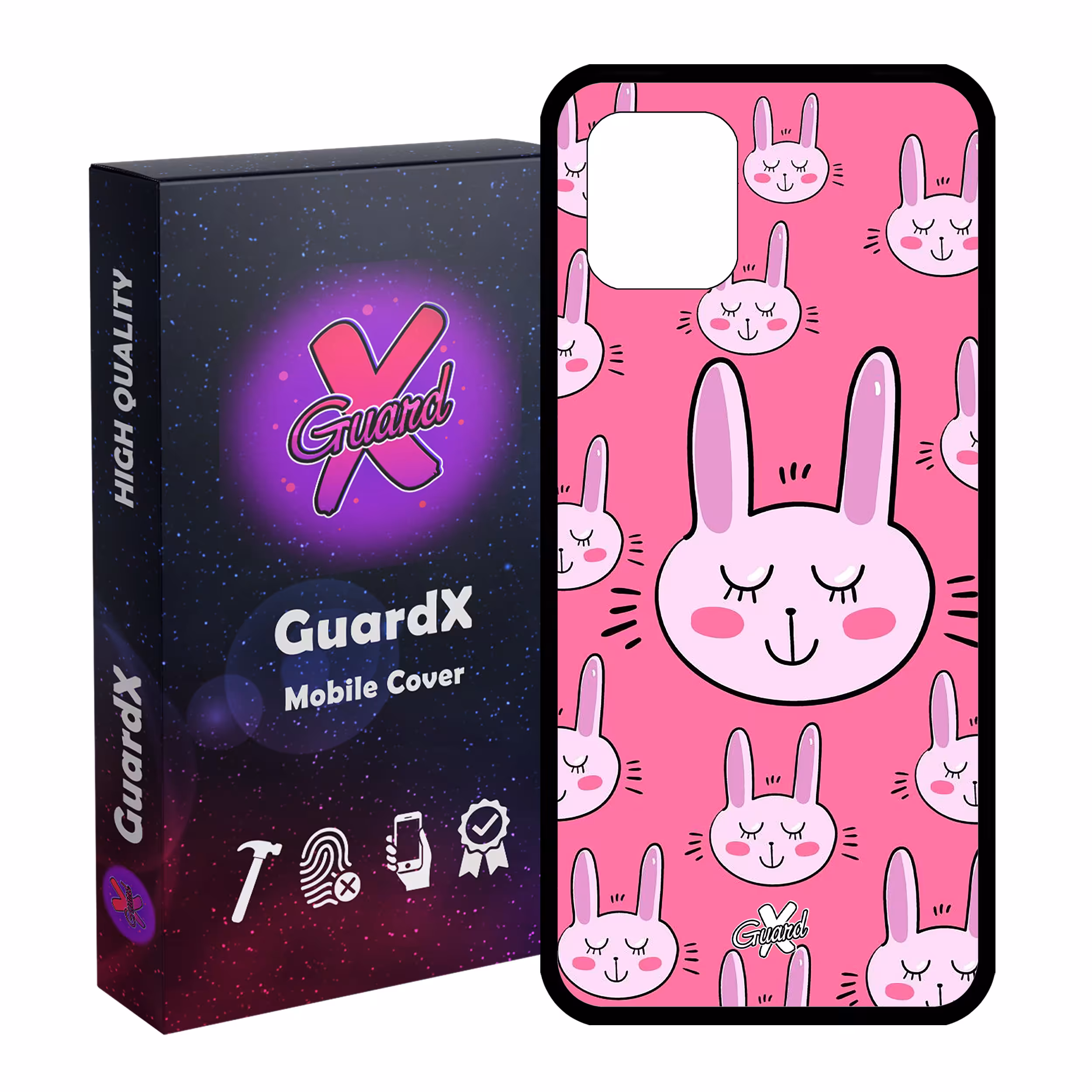 کاور گارد ایکس طرح Rabbit مدل Glass10135 مناسب برای گوشی موبایل سامسونگ Galaxy Note 10 Lite