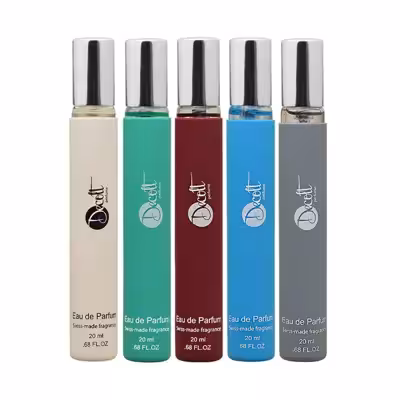 عطر جیبی مردانه دکلت مدل SASHA  حجم 20 میلی لیتر مجموعه 5 عددی