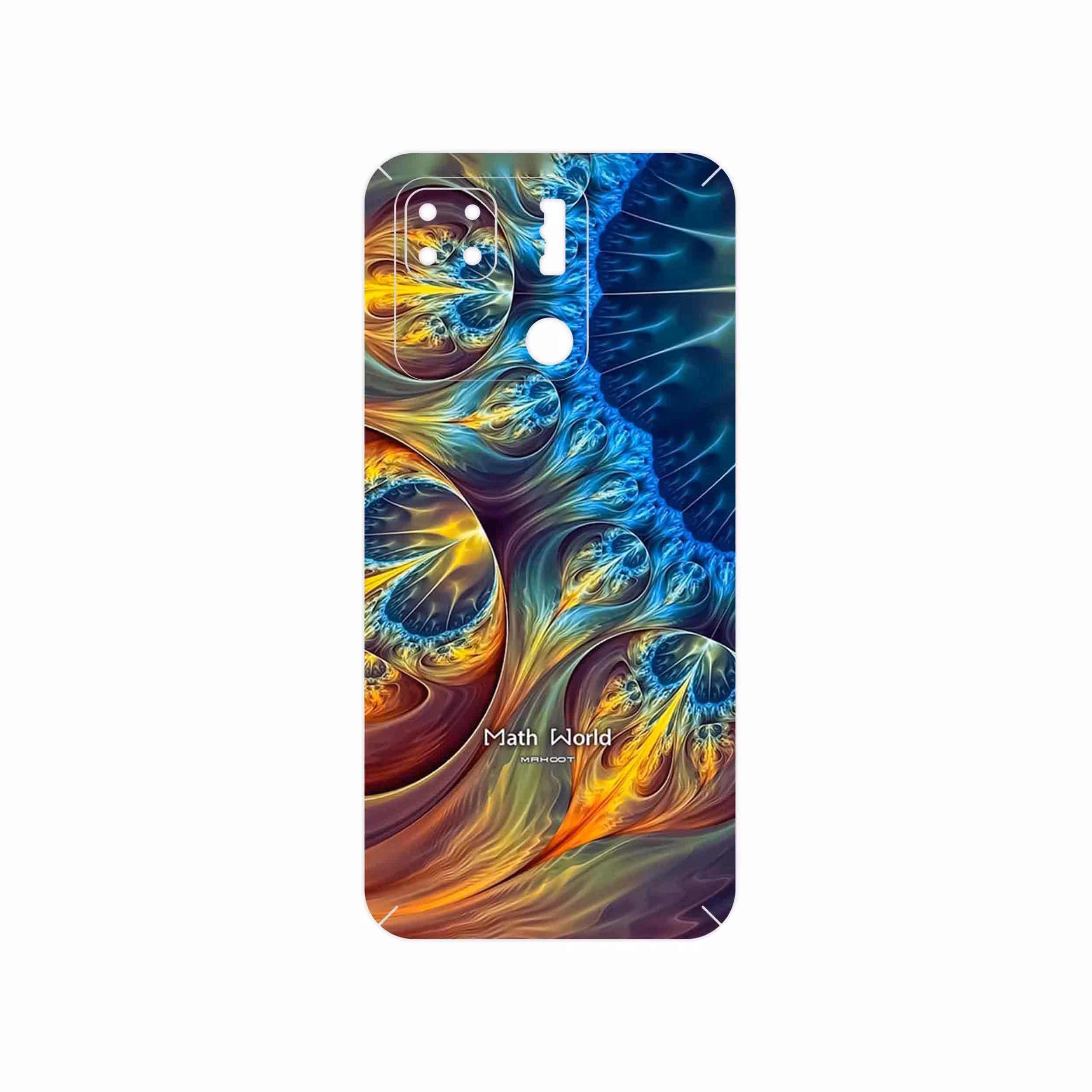 برچسب پوششی ماهوت مدل Mathematical Geometric Shape 8 مناسب برای گوشی موبایل شیائومی Redmi 10A