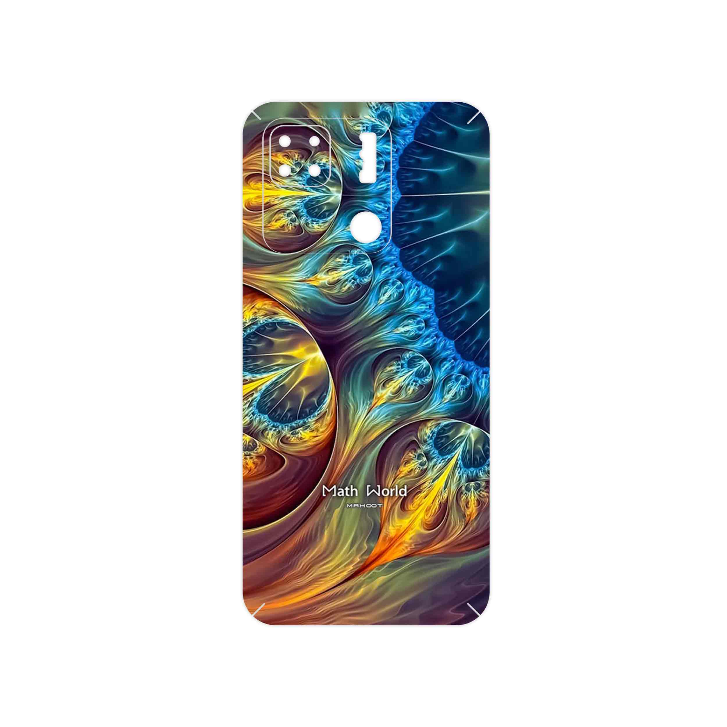 برچسب پوششی ماهوت مدل Mathematical Geometric Shape 8 مناسب برای گوشی موبایل شیائومی Redmi 10A