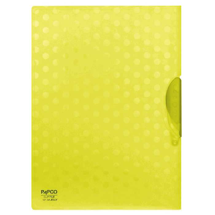 پوشه پاپکو مدل گیره بغل طرح ژلی کد A4-351 بسته 3 عددی