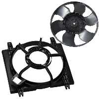 پروانه فن کولر یدک چی کد 120-82115 مناسب برای پراید مجموعه 2 عددی