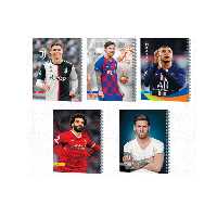 دفتر 50 برگ عرش مدل فوتبالی جلد پرسی کد 52