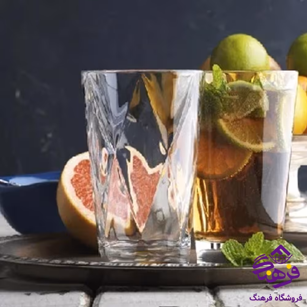 لیوان دایموند لوزی کادو زنگان 8دک 1153