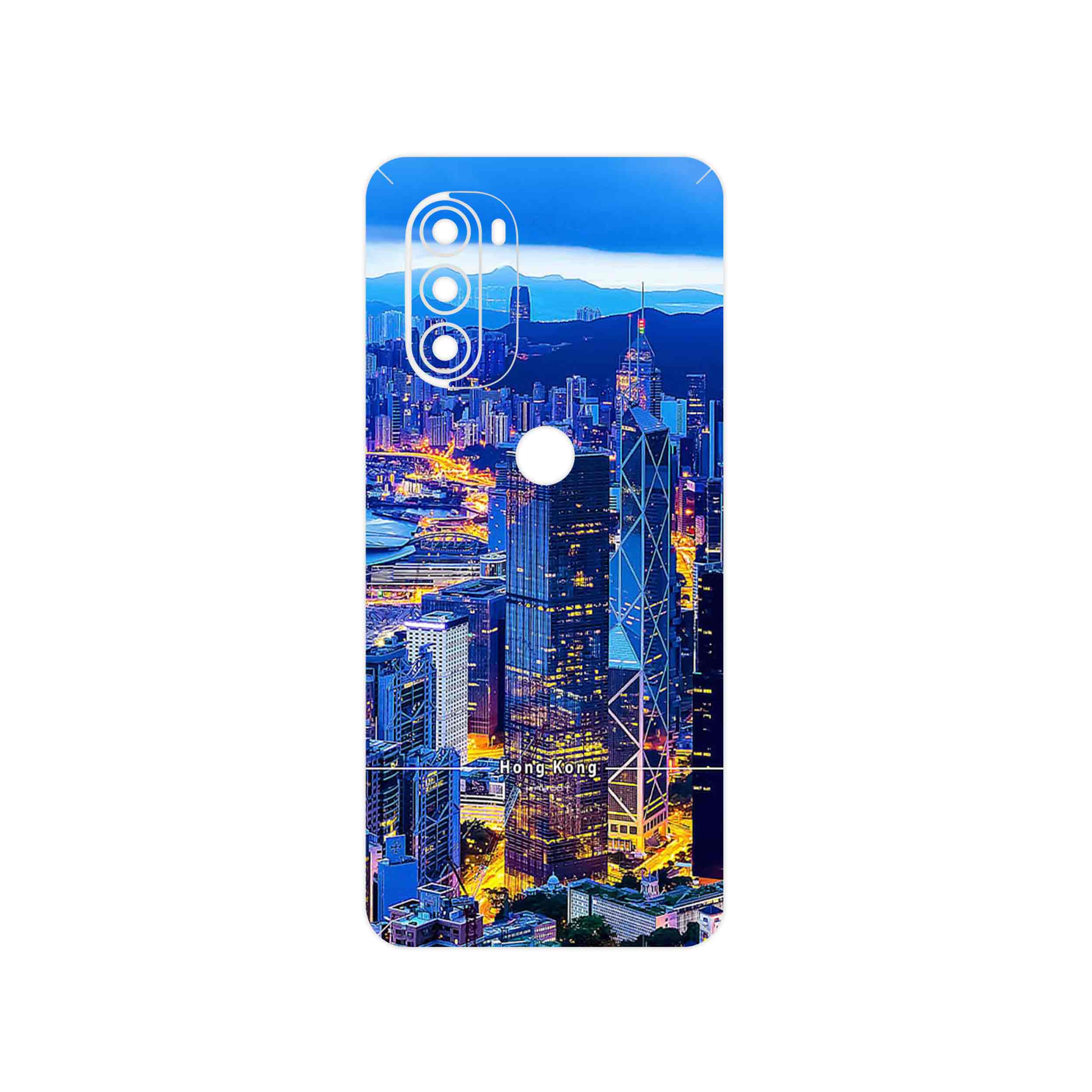 برچسب پوششی ماهوت مدل Hong Kong City مناسب برای گوشی موبایل موتورولا Moto G51 5G