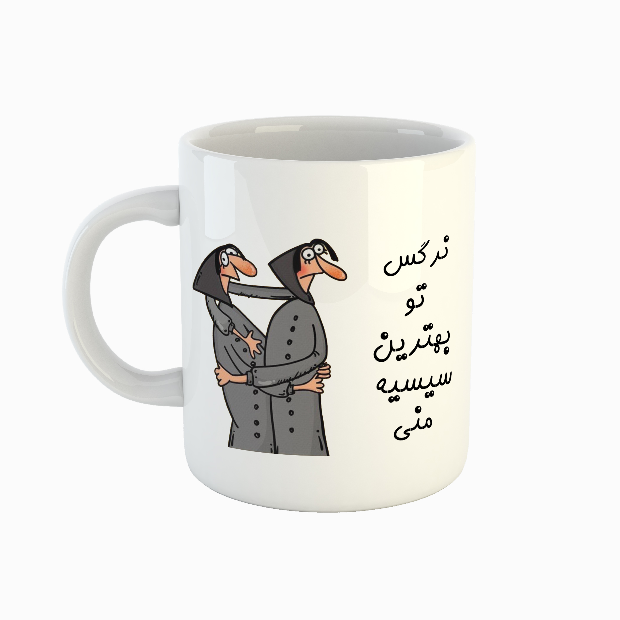 ماگ طرح اسم نرگس مدل بهترین خواهر