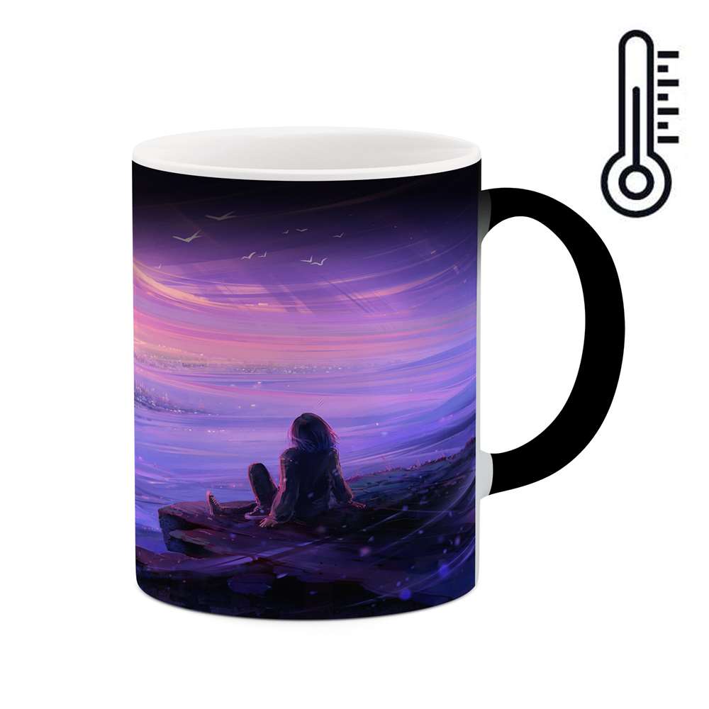 ماگ حرارتی کاکتی طرح فانتزی مدل mgh17099