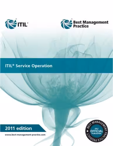 خرید و دانلود نسخه کامل کتاب ITIL Service Operation 2011 Edition