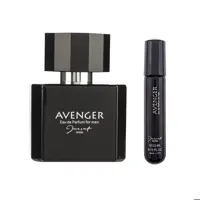 ادو پرفیوم مردانه ژک ساف مدل AVENGER حجم 100 میلی لیتر به همراه عطر جیبی مردانه ژک ساف مدل AVENGER حجم 22 میلی لیتر