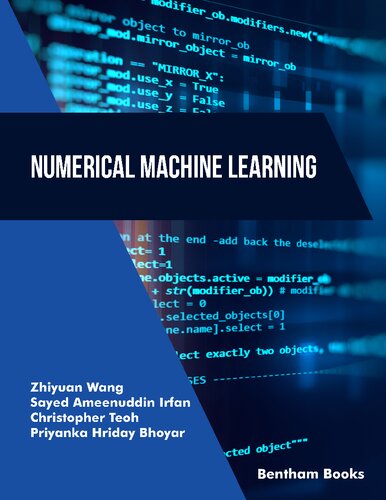 خرید و دانلود نسخه کامل کتاب Numerical Machine Learning