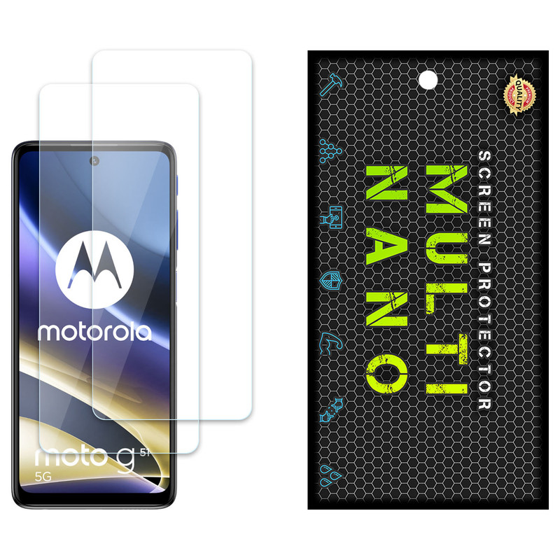 محافظ صفحه نمایش مولتی نانو مدل X-S2N مناسب برای گوشی موبایل موتورولا Moto G51 بسته دو عددی | کالا برتری