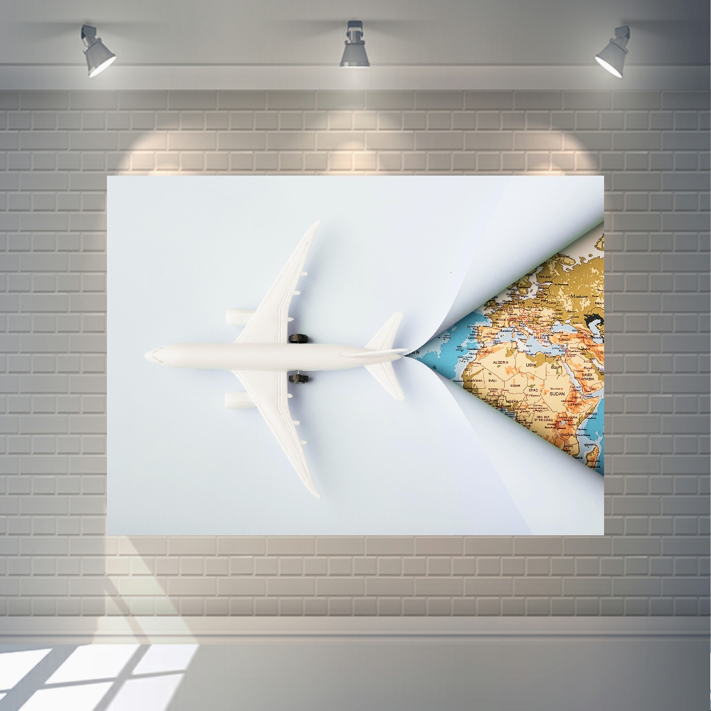 تابلو بوم طرح آژانس هواپیمایی مدل SDB4542