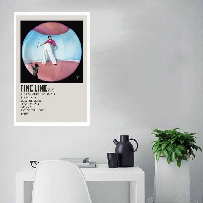 تابلو شاسی مدل Aesthetic طرح هری استایلز کد 52361